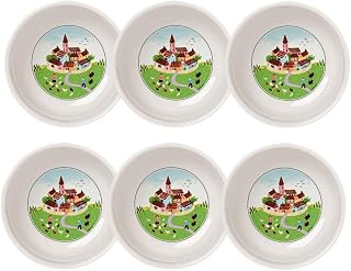 Villeroy & Boch Design Naif Bowl, Premium Porcelain, Made in Germany | Premium Porcelain, Made in Germany, 11.5 oz Capacity, 5.25 in Diameter, Dishwasher & Microwave Safe, Country Motif