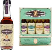 Scrappy's Bitters Lavender 5 oz & The New Classics Bitters Set (4 ct, 0.5 oz) - Organic, Handcrafted Cocktail Flavors - No Artificial Additives, Chemicals or Dyes - Perfect for Mixologists