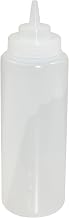 Crestware SB32CW (1 dz.) Squeeze Wide Mouth Bottle (1 Dozen), 32 oz, Clear