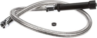 T&S Brass 5HSE44 Hose with 44 Flex Stainless Steel and Black Handle