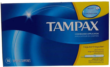 Tampons Regular 10 Each (Pack of 3) by Tampax – Cardboard
