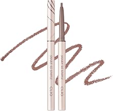 CLIO Sharp So Simple Waterproof Pencil Liner, 2mm Ultra Slim Precision Tip, Smooth Tug Free, Smudge Resistant Long Wear Formula, Clean Eye Definition, Easy Control For Daily Makeup (013 Roasted Pink)