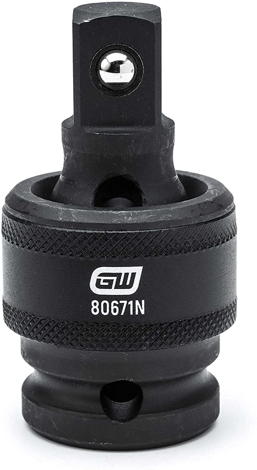 39 Piece 1/2" Dr Standard/Deep Impact Metric Socket Set by GEARWRENCH – Metric, Chrome Molybdenum Steel, Black, Model 84948N