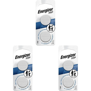 2450 Lithium Coin Battery by Energizer – Standard (Pack of 3), Multicolor, Pack of 3, Model does not apply