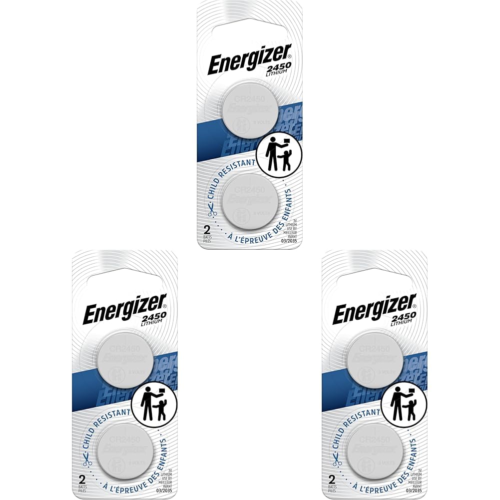 Energizer Multicolor / Standard (Pack of 3) / 1 Coin & Button Cell