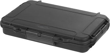 MAX Grip IP67 Cert Waterproof & Dustproof Box with Customizable Foam, Black, 12.44" x 7.67" x 2.08", MAX003S