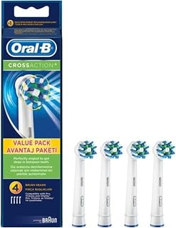Oral-B Cross Action Replacement Brush Heads Eb50 - Pack of 4