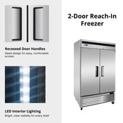 Atosa 43.8 cu. ft. / Stainless Steel / 43.8 cubic_feet Freezers