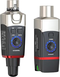 Xvive U35 Dynamic Microphone Wireless System with 5.8GHz XLR Transmitter and Receiver