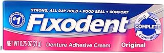 Fixodent Denture Adhesive Cream Original 0.75 oz (Pack of 3)