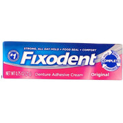 Denture Adhesive Cream Original 0.75 oz (Pack of 8) by Fixodent – 0.75 Ounce (Pack of 8), Multi, Pack of 8, Model PPAX1164640