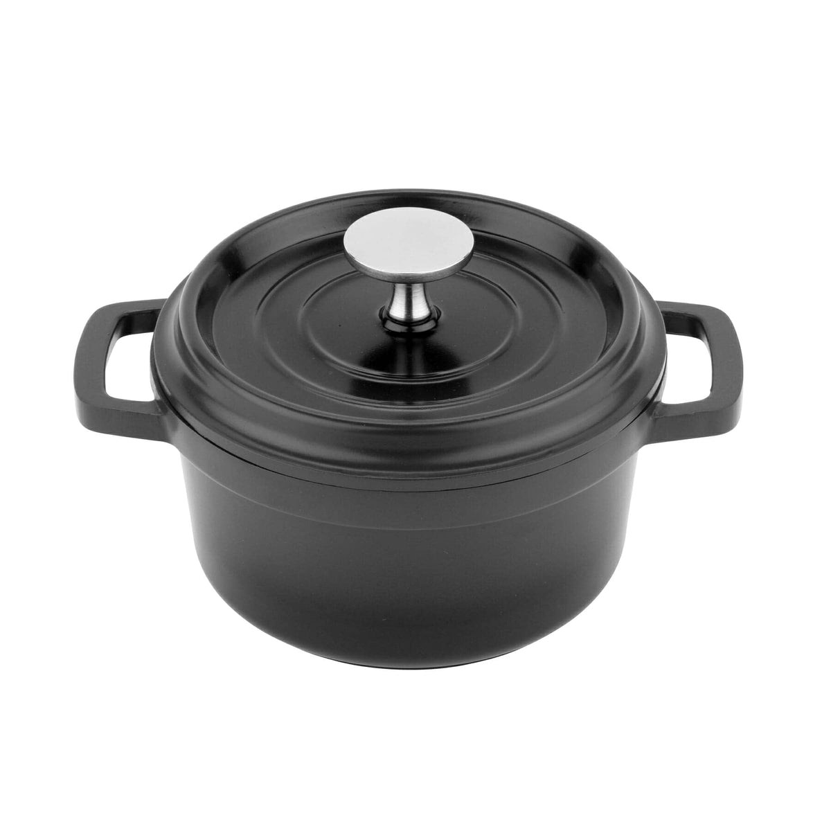 GET 0.75 Quart / Round / Gray Dutch Ovens