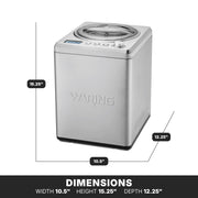 Waring 2.5 Quart Ice Cream Maker / 2.5 Quart / Multicolor Ice Cream Machines