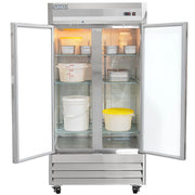 39 1/2" Two Section Reach In Freezer by MOTAK – 41.93x31.89x83.46, In Description, Check Images, Model MSD-2DF-BAL-35-X