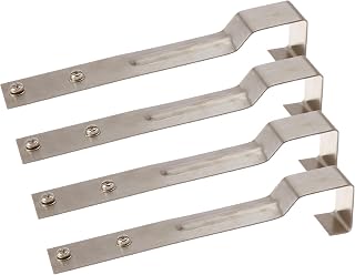Winco Mounting Straps for Speed Rail,Stainless Steel,Medium (Pack of 4)