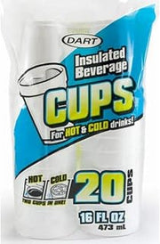 Dart Insulated 16 oz. Beverage Cups