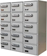 Cell Phone/Tablet Locker, Height 30.5 in, Width 27 in, Color Gray, Model# UCTL392(30)-5A-E-PL