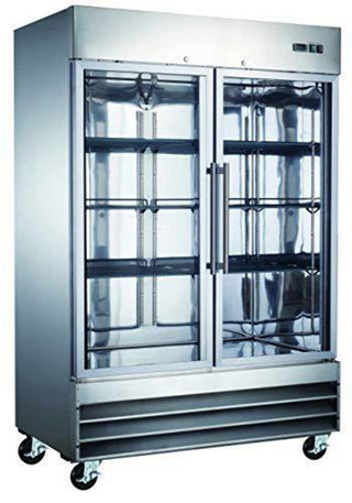 U-Star 48-Cubic Feet 2-Door Glass-Door Freezer by Adcraft – 48.0 cubic_feet, Model USFZ-2D-G