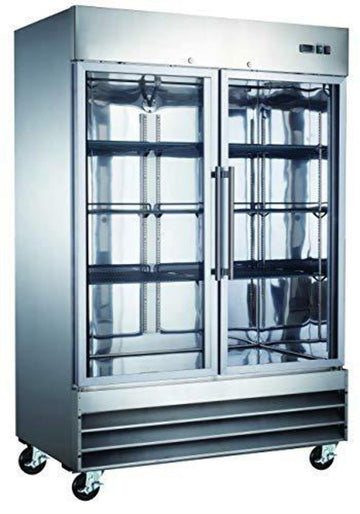 U-Star 48-Cubic Feet 2-Door Glass-Door Freezer by Adcraft – 48.0 cubic_feet, Model USFZ-2D-G