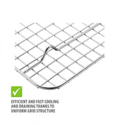 VARIADO Baking Tray 31.5 cm with Stainless Steel Cooling Rack | Baking by GEFU – Model 14765