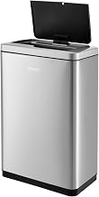 Global Industrial Indoor Rectangular Motion Sensor Trash Can with Plastic