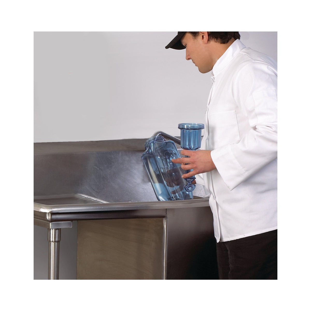 Food Cooling Paddle by San Jamar – 64 oz., 64.0 ounces, Polycarbonate Plastic, Blue, Model RCU64V2