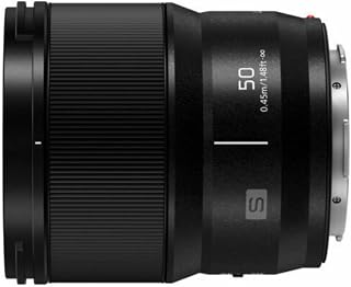 Panasonic LUMIX S Series Camera Lens, 50mm F1.8 L-Mount Interchangeable Lens for Mirrorless Full Frame Digital Cameras, S-S50 Black
