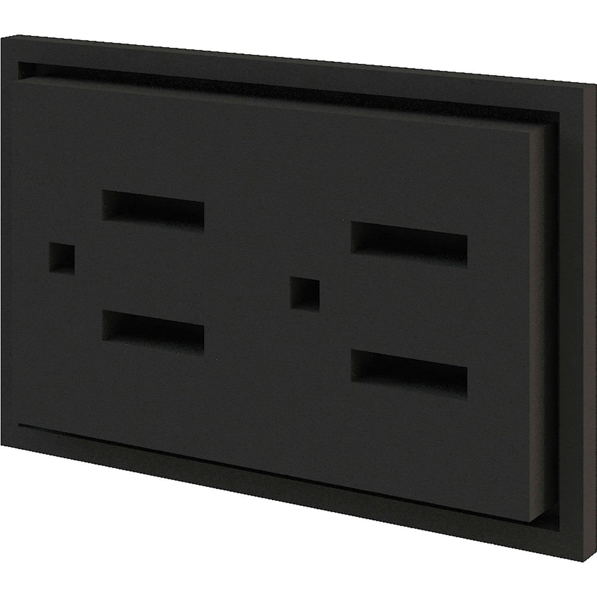 Interion Modular Partition Circuit 1 Receptacle by Global Industrial – Copper, Model GF-TEOR1000US