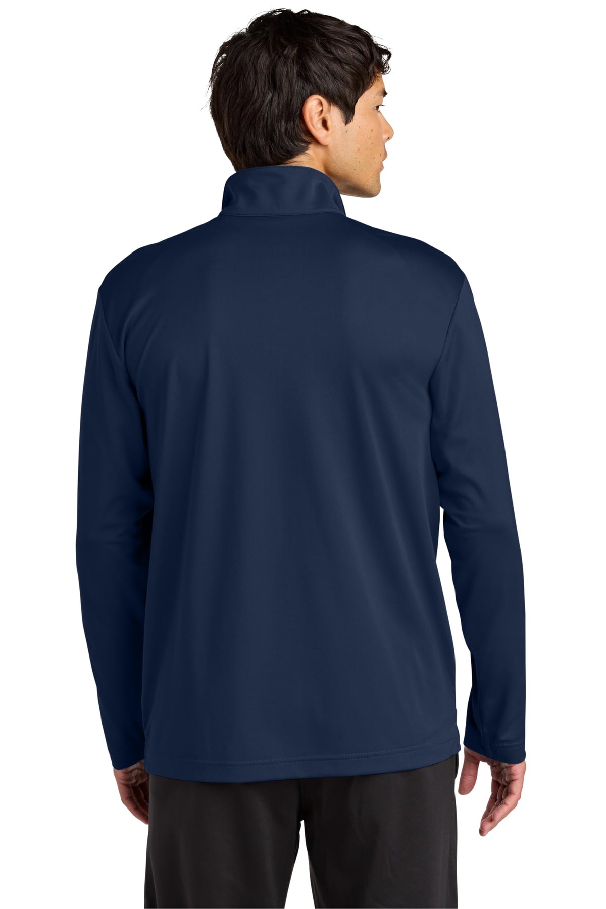 Unisex Micropique Sport-Wick Quarter Zip | Moisture Wicking Pullover for Men and Women by SPORT-TEK – 4X-Large, True Navy, Model ST672