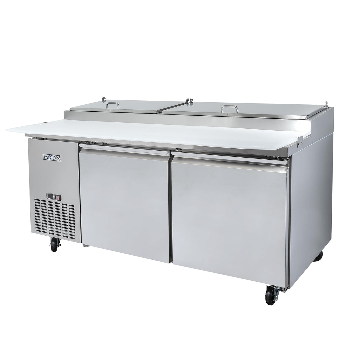 70 7/8" Pizza Prep Table w/Refrigerated Base by MOTAK – 75.59x37.01x45.67, In Description, Check Images, Model MPR-70-X