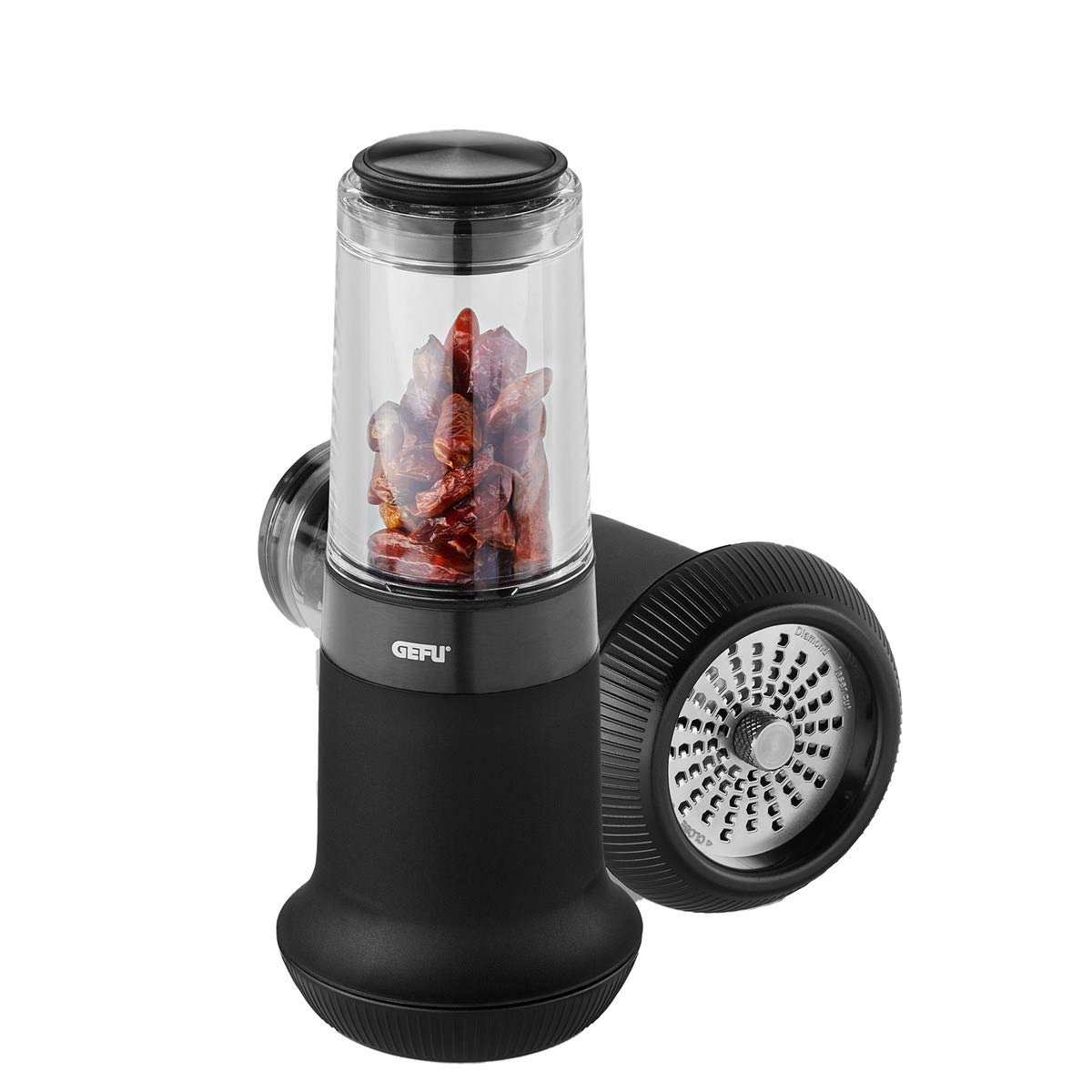 Chilli Pepper by GEFU – stainless steel glass, Black, Model 34632