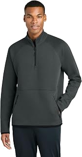SPORT-TEK Unisex Phenom 1/4-Zip - Athletic Quarter Zip Pullover for Men & Women, Stretch Cuffs & Hem, Secure Hand Pockets