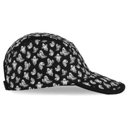 Ghostly Halloween Running Hat by Headsweats – Polyester, Black/Ghost