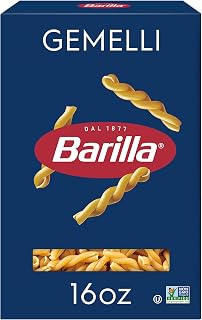 Barilla Gemelli Pasta, 16 oz. Box - Non-GMO, Made with Durum Wheat Semolina - Kosher Certified