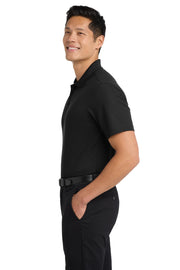 Unisex Dry Zone Grid Polo Black by Port Authority – X-Large, Polyester, Black, Model SNM-985585