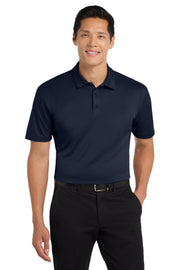 Unisex Silk Touch Performance Polo Navy by Port Authority – Large, Polyester, Navy, Model SNM-720354