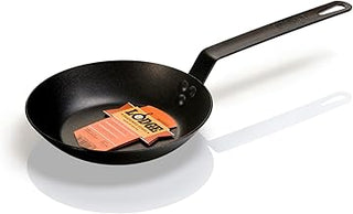 Lodge Pre-Seasoned Carbon Steel Skillet, Long Handle, 8 Inches | Lightweight High Heat Frying Pan with Long Handle for Quick Temperature Response, Ideal for Searing & Sautéing