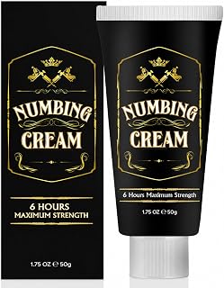Numbing Cream Extra Strength: Relief Long Lasting & Fast-Absorbing | Tube with Arnica and Emu Oil (1.7 OZ)