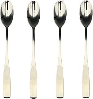 Mikasa Satin Loft 18/10 Stainless Steel Iced Beverage Spoon (Set of Four)