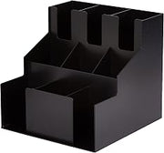 Winco 3 Tiers 3 Stacks Cup & Lid Organizer | Dishwasher safe, BPA-free, Three-tiered design, Restaurant service, Great for Water, Juice, Soft Drinks and Cocktails