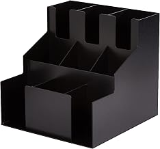 Winco 3 Tiers 3 Stacks Cup & Lid Organizer | Dishwasher safe, BPA-free, Three-tiered design, Restaurant service, Great for Water, Juice, Soft Drinks and Cocktails