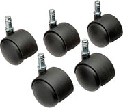 Global Industrial 50mm Regular Casters, 5 Per Set