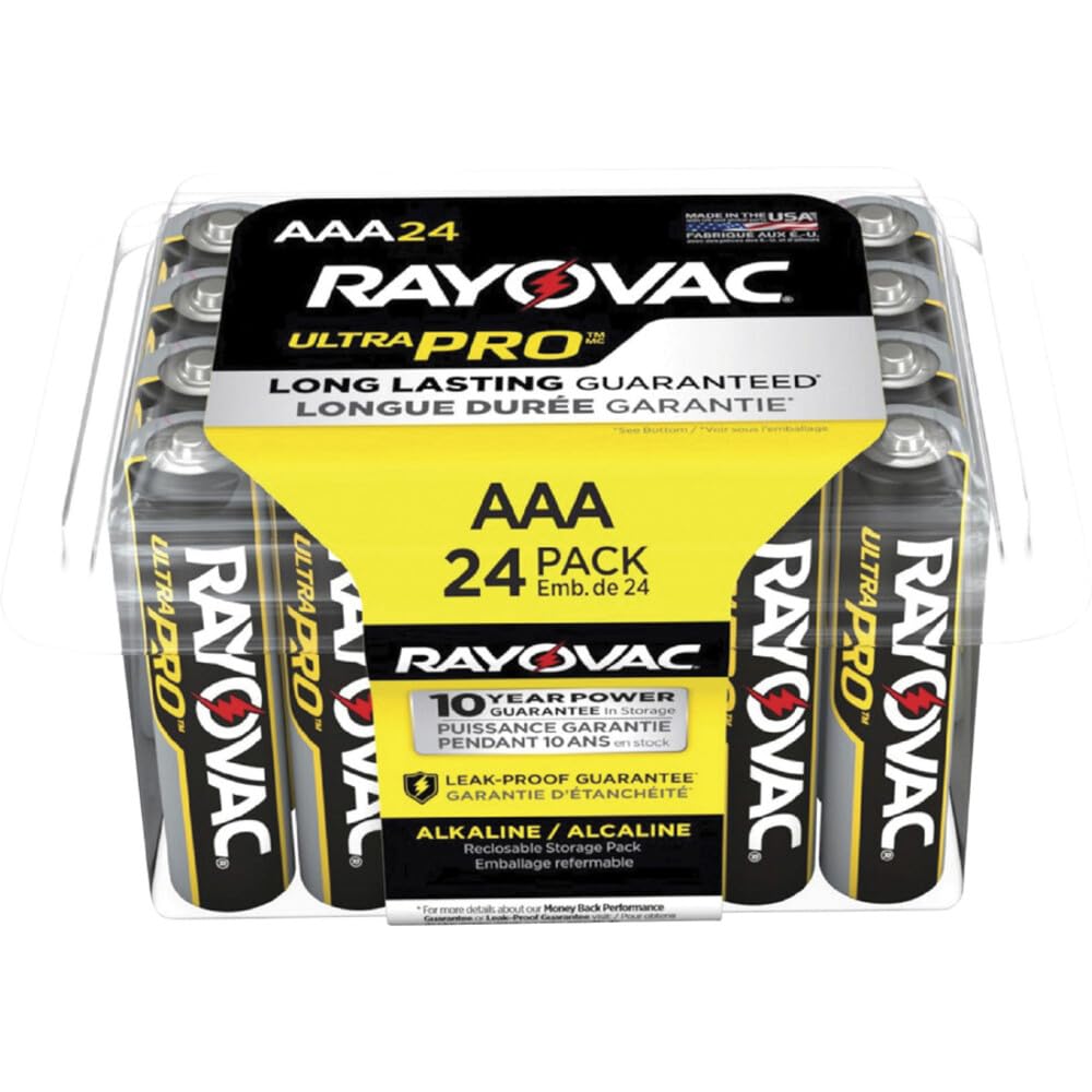 Ultra Pro Alka AAA24 Batteries Storage Pak by Rayovac – Pack of 288, Model ALAAA24FCT