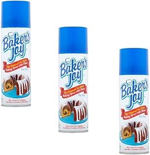 Baker's Joy The Original No-Stick Baking Spray with Flour, 5 oz (Pack of 3) - 3 pack