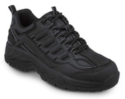 Mens Black MaxTrax Soft Toe SRO Athletic 10.0 EW by SR Max – 10 X-Wide, fabric-and-leather, Black, Model Carbondale