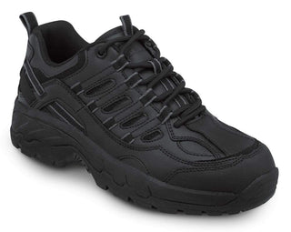 Mens Black MaxTrax Soft Toe SRO Athletic 10.0 EW by SR Max – 10 X-Wide, fabric-and-leather, Black, Model Carbondale