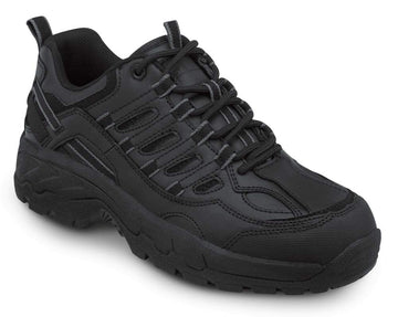 Mens Black MaxTrax Soft Toe SRO Athletic 10.0 EW by SR Max – 10 X-Wide, fabric-and-leather, Black, Model Carbondale