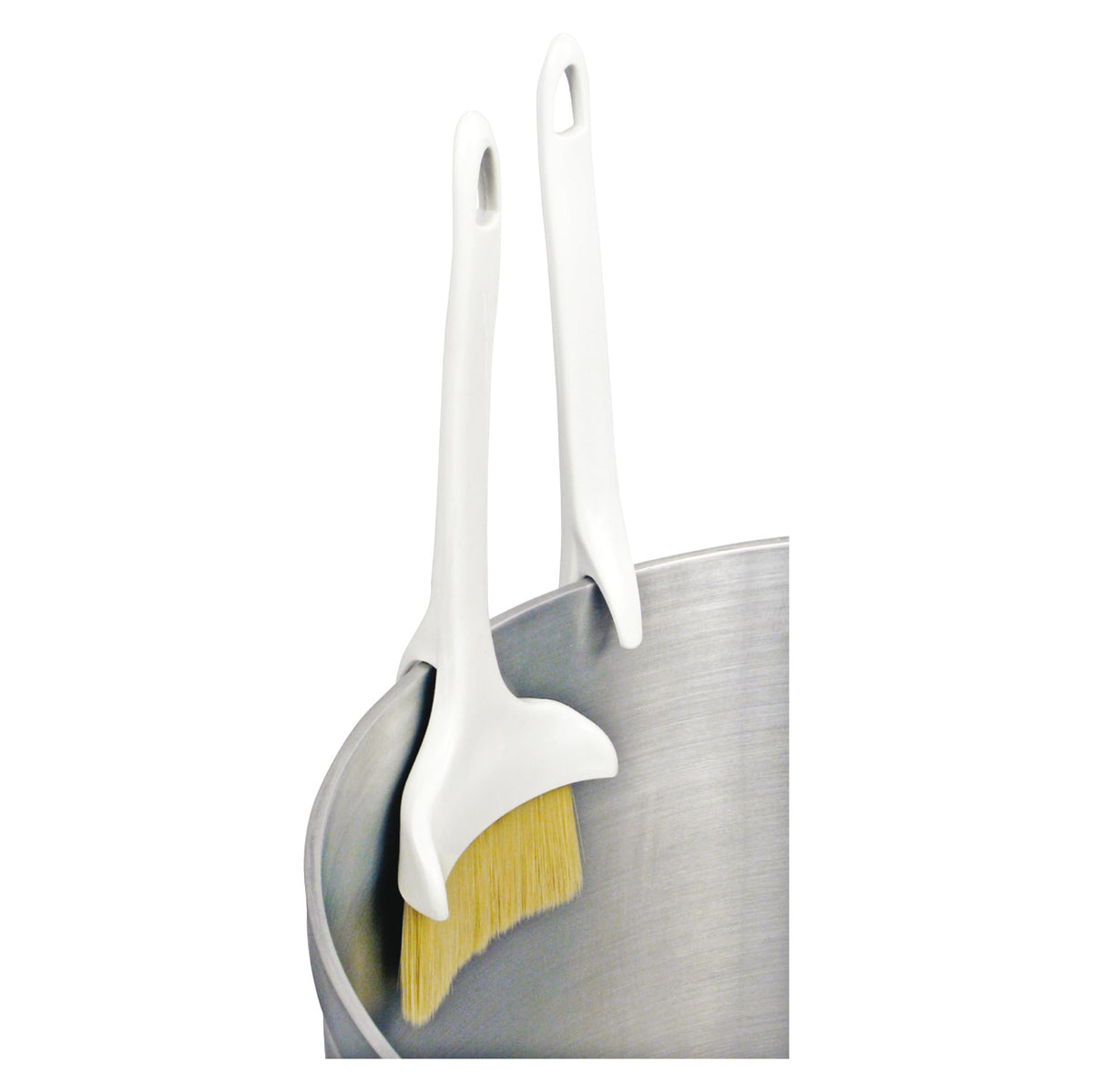 Winco Concave W/Hook / 3 inches / White Pastry Brushes