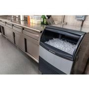 Commercial Undercounter Ice Maker with Bin by Scotsman – 80.0 pounds, Stainless Steel, Model UC2024MA-1