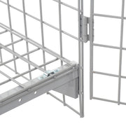 Global Industrial 4' x 2' x 4' / Grey / Industrial Storage Lockers